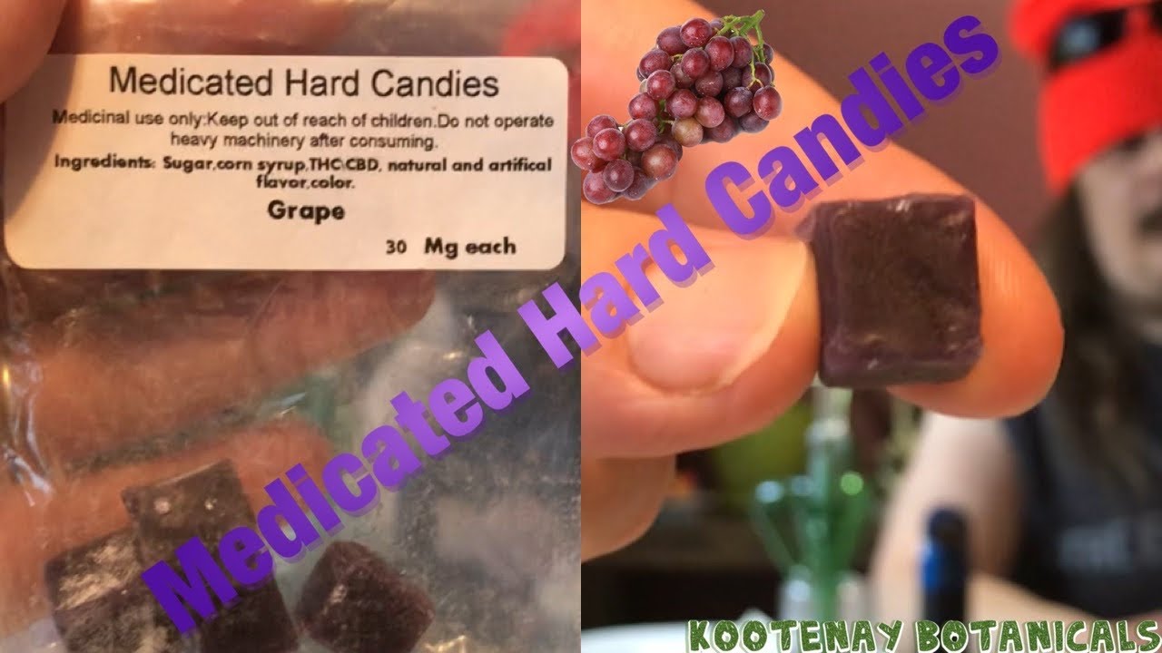 Donna Reviews &ldquo;Medicated Hard Candies&rdquo; (Grape)🍇 120mg THC From Kootenay Botanicals