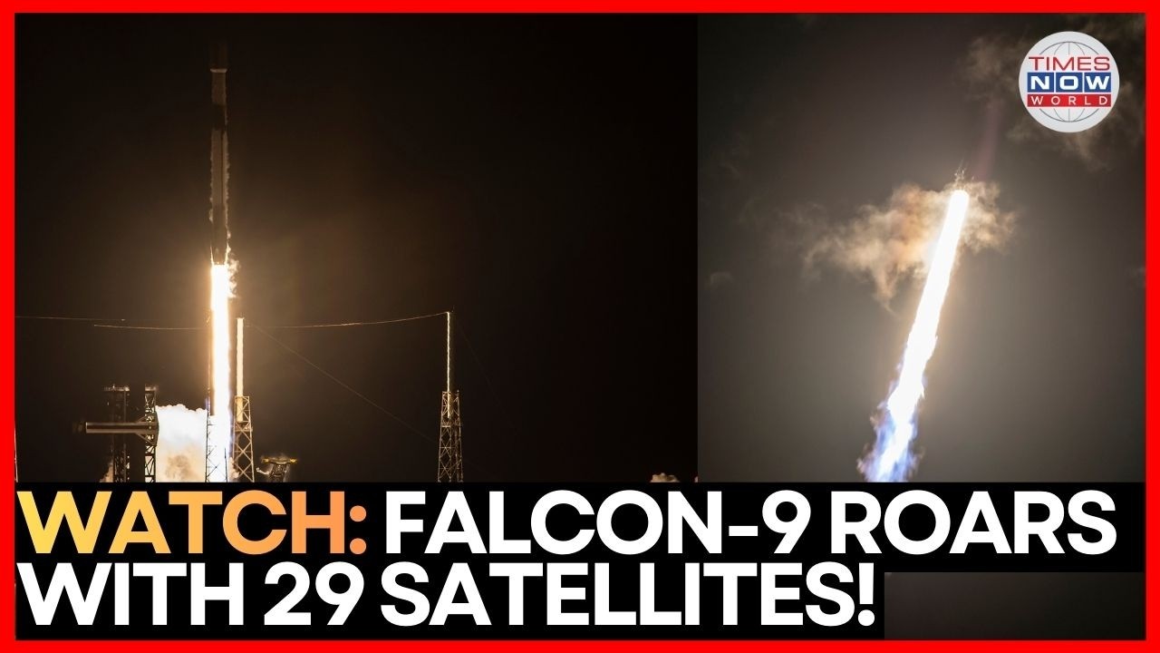 LIFTOFF: SpaceX Launches 29 Starlink Satellites into Orbit