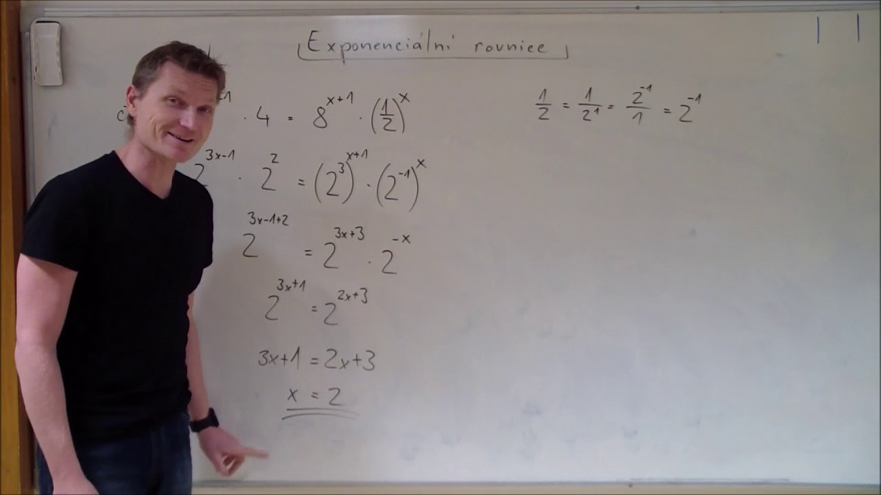 Exponenciální rovnice II