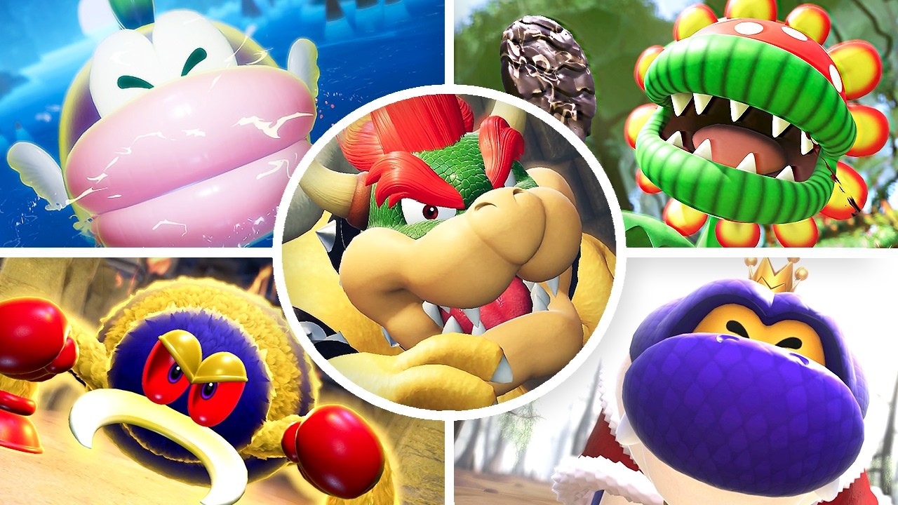 Mario Tennis Fever - ALL Bosses & Ending