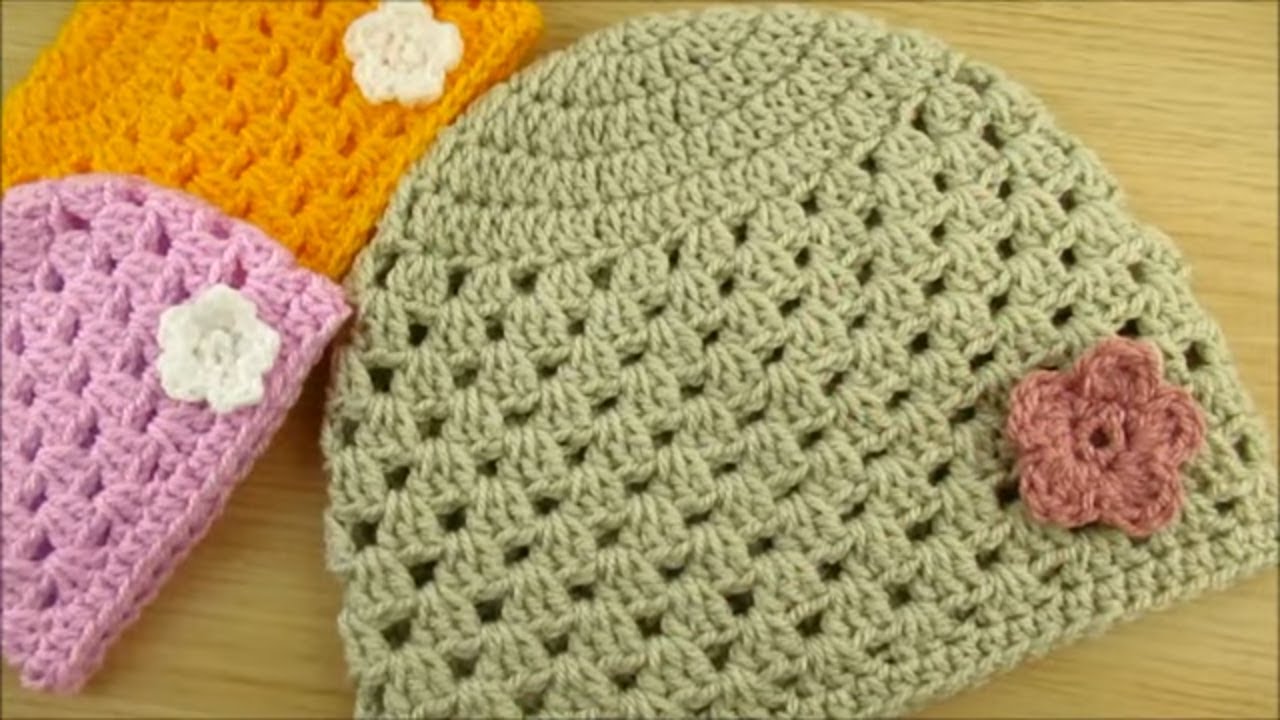 How to crochet a beanie hat Fast & Easy tutorial - with subtitles Happy Crochet Club