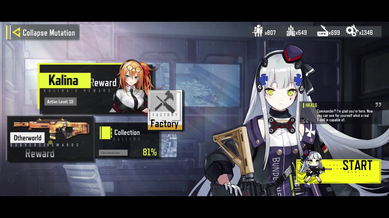 [CoD:M] Endless - Mission EP1-? Stage 44 with HK416 - Girls'Frontline (No Commentary) [60FPS]