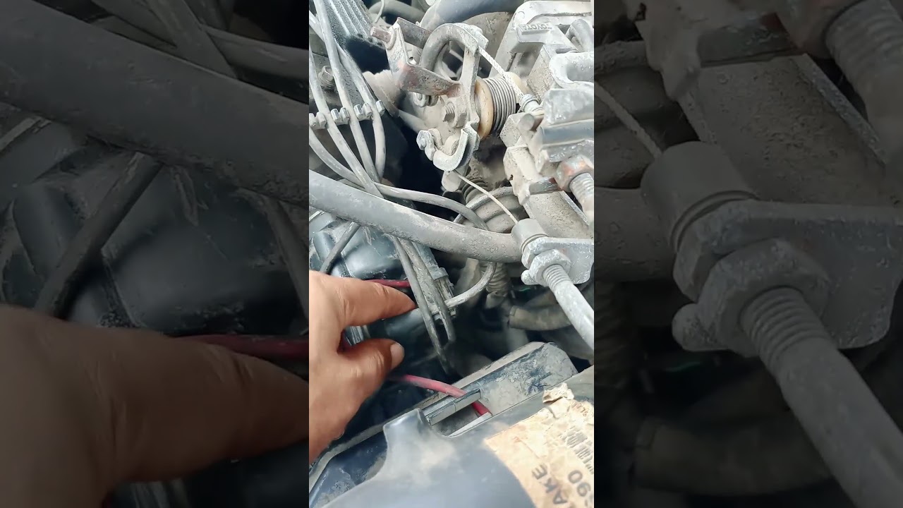 Toyota Camry 96 cambió de tapa de inicion y cable de coil parte 1