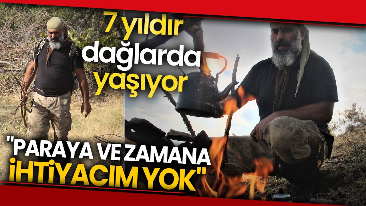 Şehrin Gürültüsü, Yoğunluğu Ve Stresinden Bıktı, 7 Yıldır Dağlarda Yaşıyor