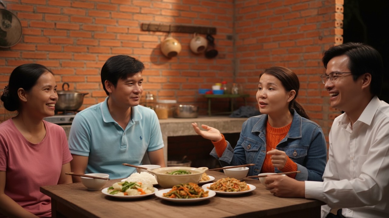 First Meal in the New Kitchen with Thu & Tu Phan—Tu Diem Cries,Toan Can’t Speak Will This Peace Last