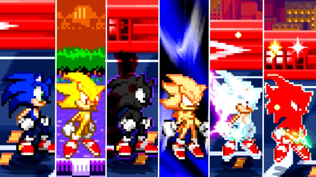 TODAS AS TRANSFORMAÇÕES DO SONIC, SUPER, DARK, SSG, SSBE, HYPER E ULTIMATE! {𝗦𝗼𝗻𝗶𝗰 𝗔𝗹𝗹 𝗙𝗼𝗿𝗺𝗮𝘀}