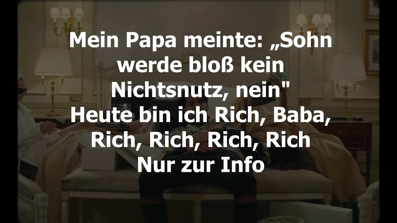 Ufo361 - Nur zur Info (Official HQ Lyrics) (+Text)