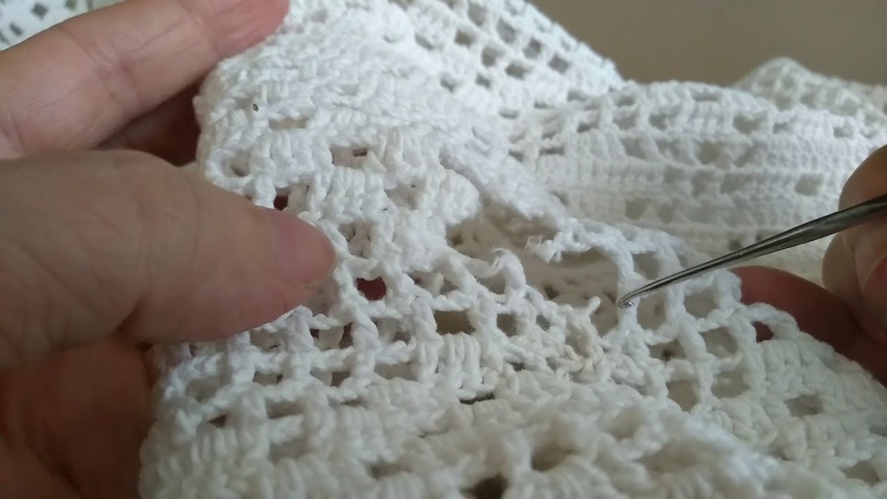 Arrumar crochê rasgado