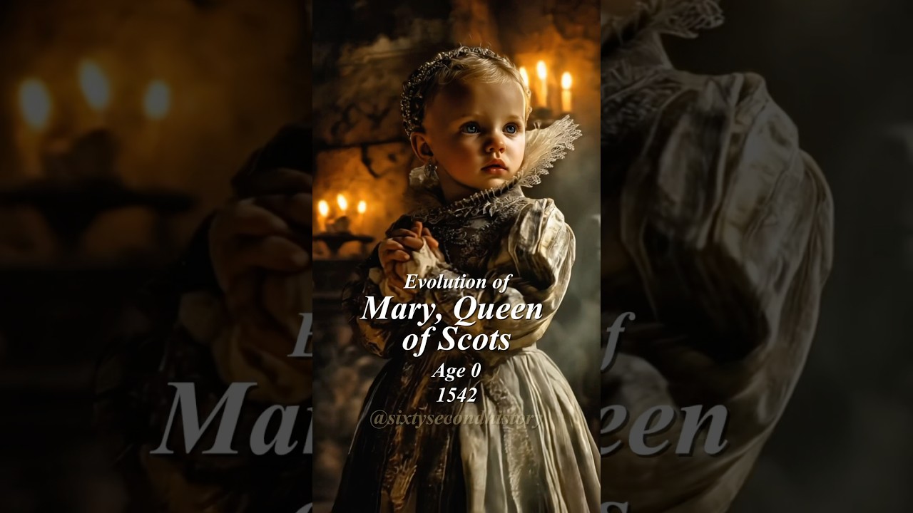 Evolution of Mary, Queen of Scots #evolution #history #britishhistory #royalfamily #henryviii