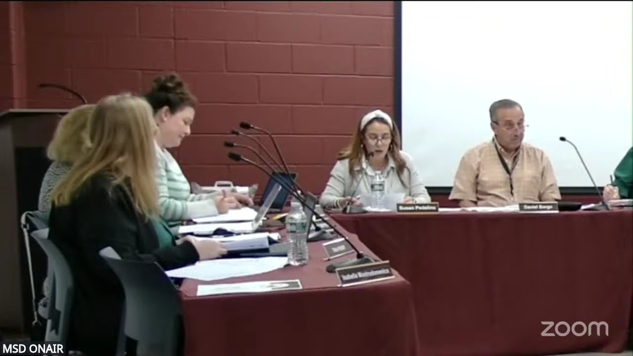 MSD BOE Meeting June 9th, 2025