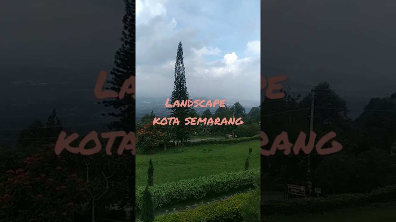 Landscape Semarang city from Umbul Sidomukti #shorts #videoshort #walkaround