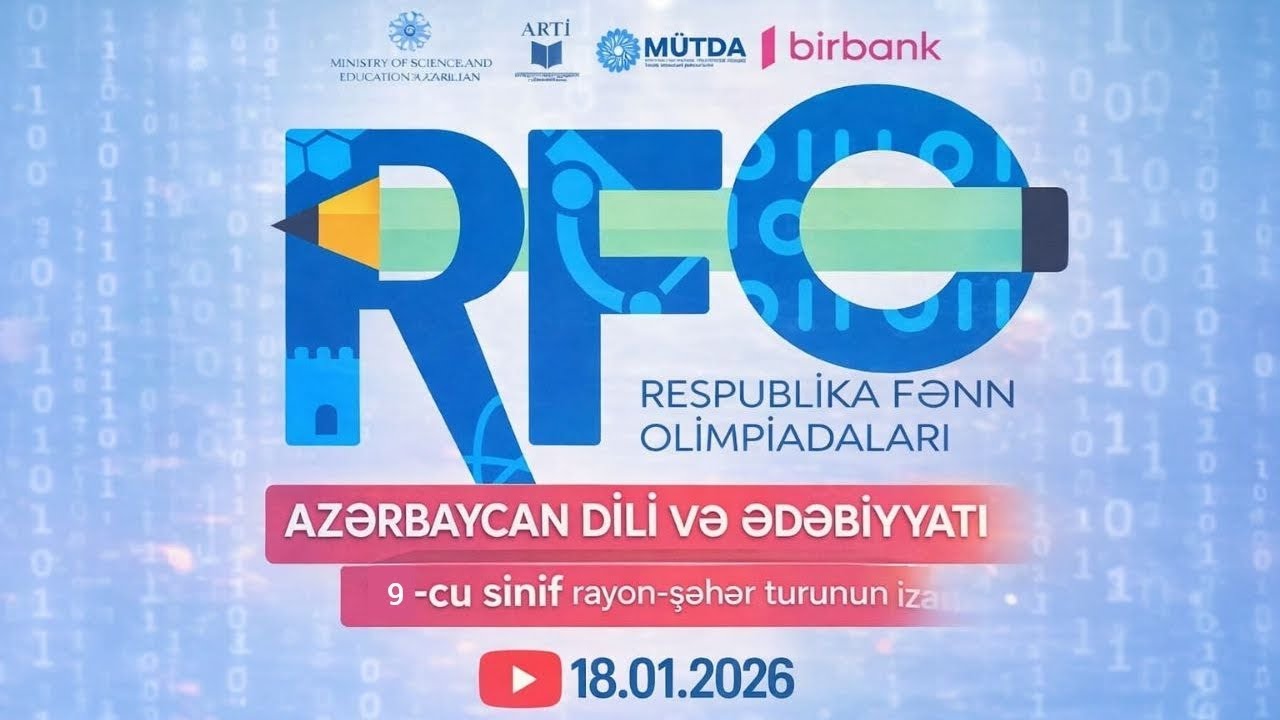 18.01.2026 RFO rayon (şəhər) turu. Azərbaycan dili və ədəbiyyat 9-cu sinif izahı. Heydər Əlizadə.