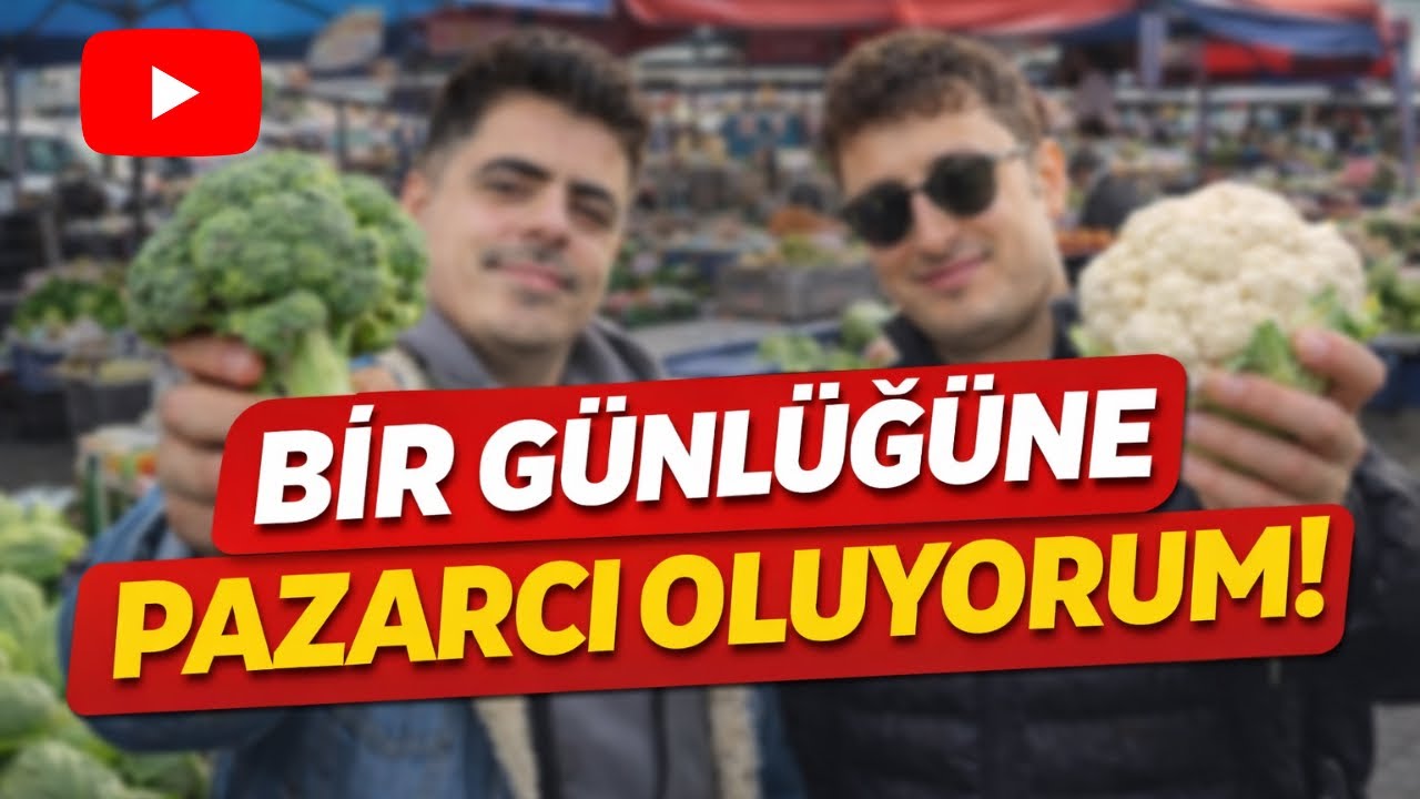 Bir Günlüğüne Pazarcı Oluyorum | PazarVLOG