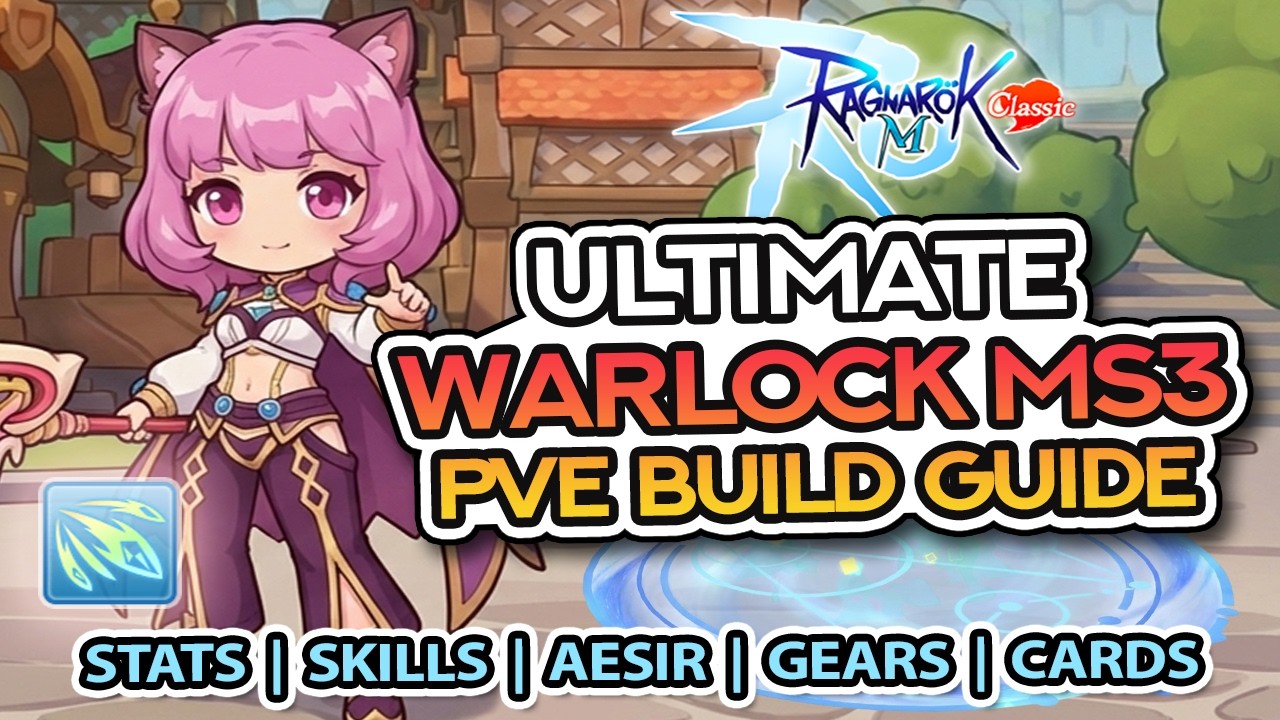WARLOCK Interstellar Raid MS3 PVE Build Guide ~ Ragnarok M: Classic (ROMC)