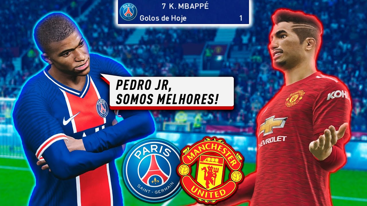MBAPPÉ desafiou PEDRO JR em OLD TRAFFORD!! - RUMO AO ESTRELATO #27 | PES 2021