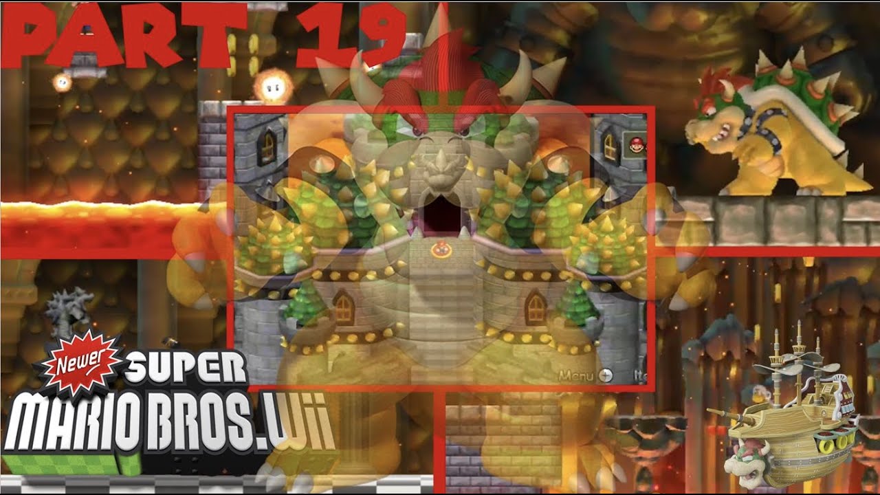 Newer Super Mario Bros. Wii - Part 19 - Bowser's Keep (FINAL BOSS)