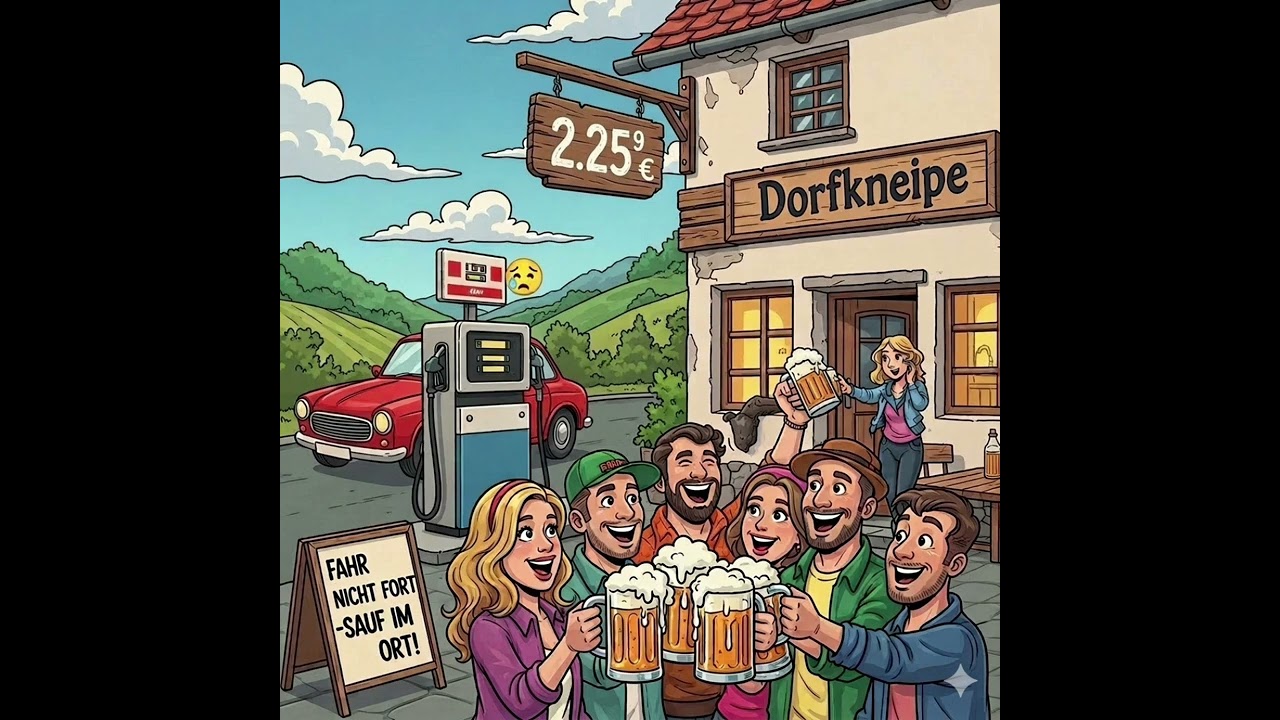 Fahr nicht fort, sauf im Ort! #Fck Spritpreise