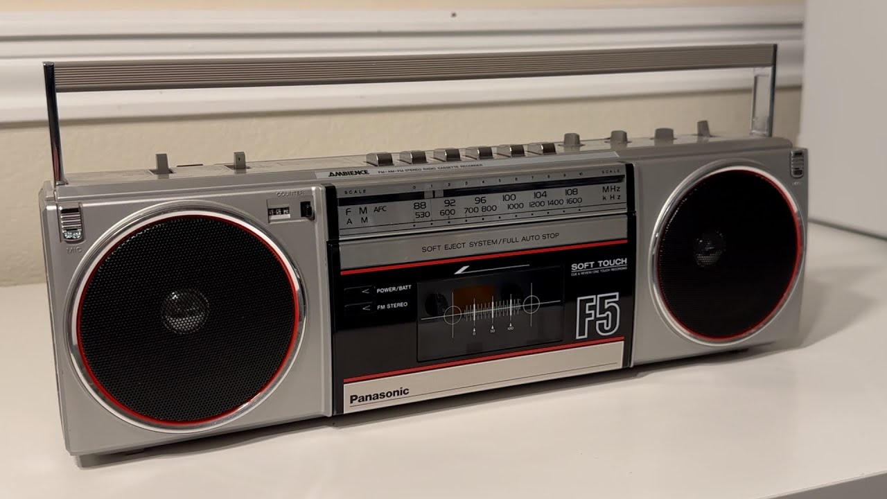 Again? Vintage Panasonic RX-F5 Boombox - I test out all it can do.
