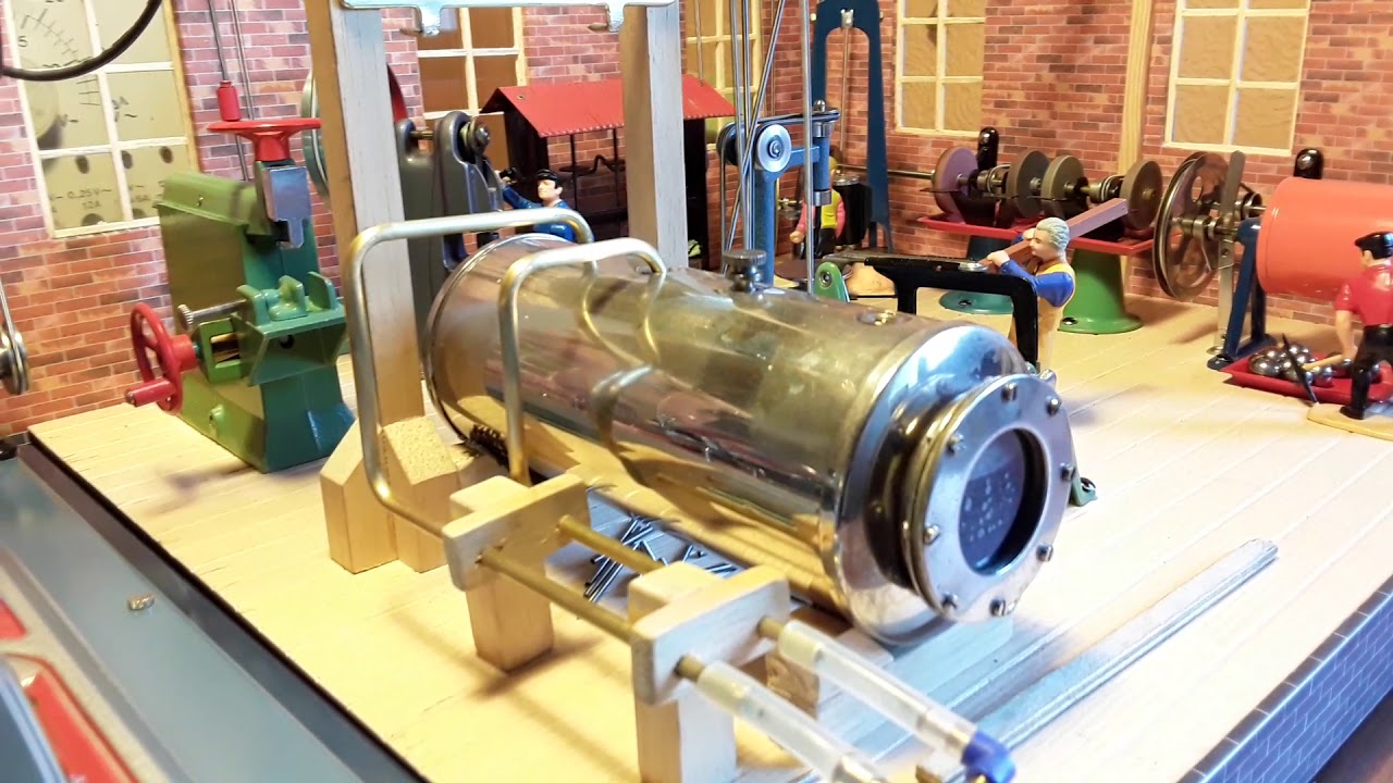 Wilesco Dampfmaschinen Werkstatt mit der D32