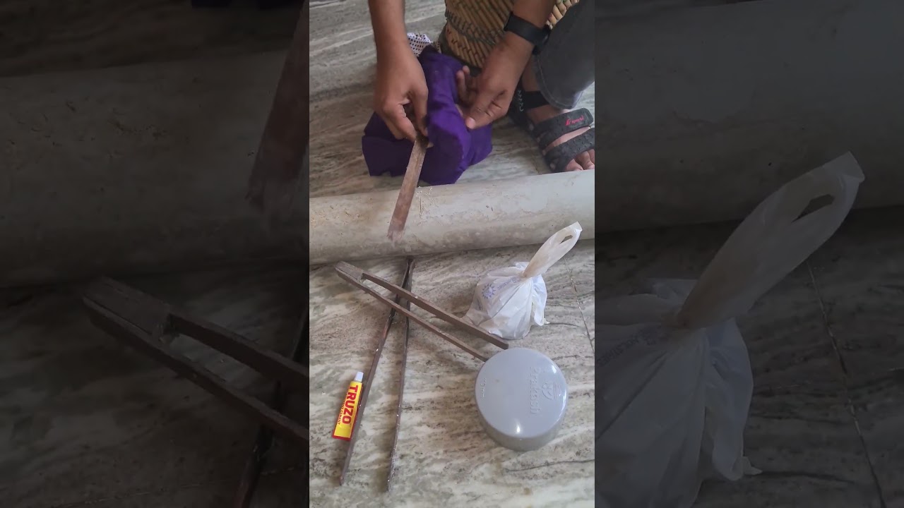 making of carbide gun for monkey #carbide #homemade #gunsound #pvc #pipe #gun