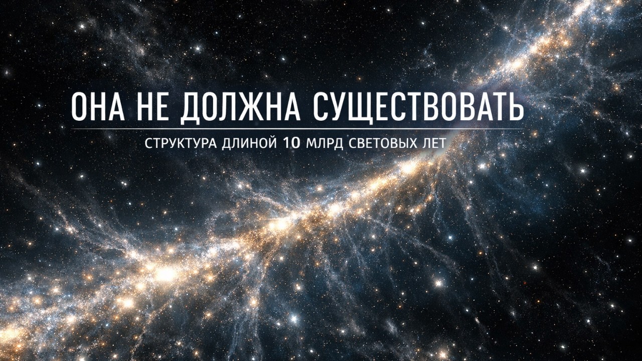 Самая большая структура во Вселенной ломает космологию