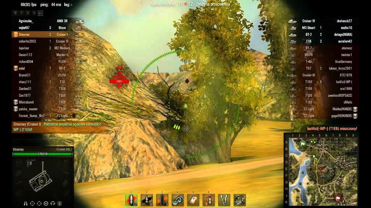World of Tanks - losowa bitwa #1 [2012-12-28] farciarskie zwycięstwo