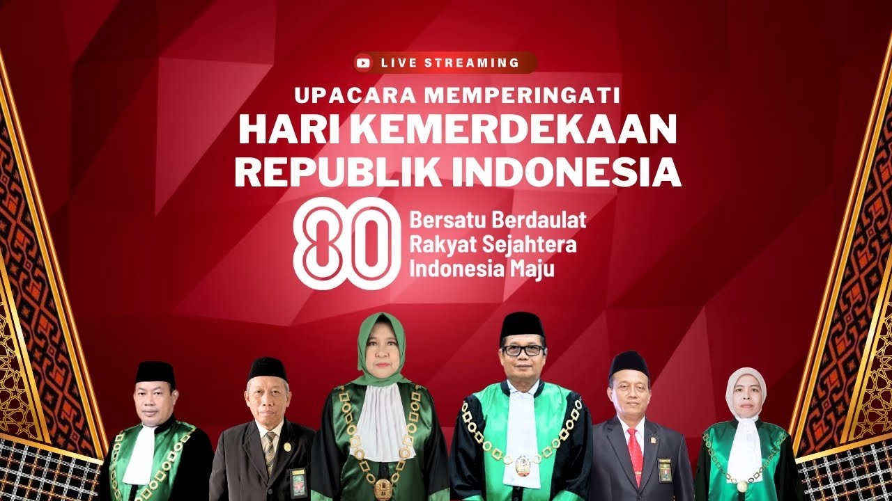 LIVE : Upacara Peringatan HUT Kemerdekaan Republik Indonesia