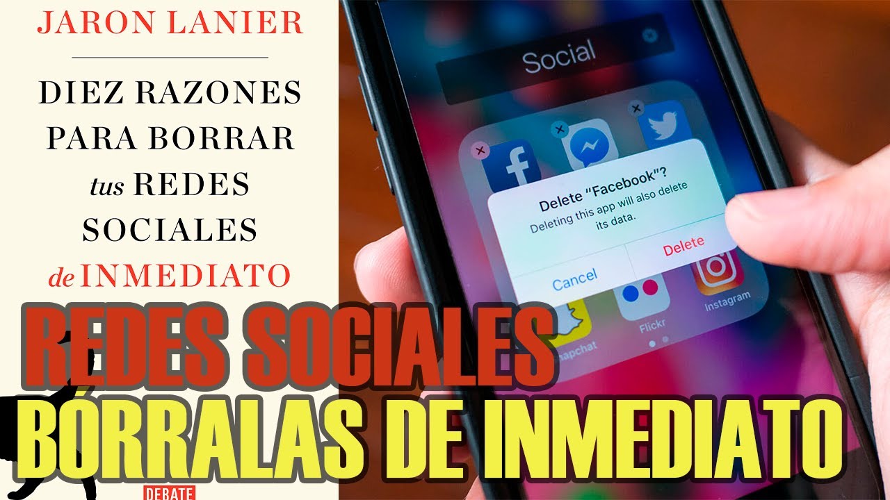 10 razones para borrar tus redes sociales de Jaron Lanier || reseña