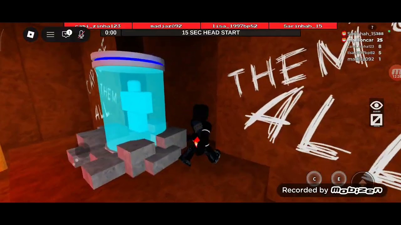 VOLTEIII!!!!!🥳🥳! Tentando sobreviver da Besta (Flee the facility Roblox)