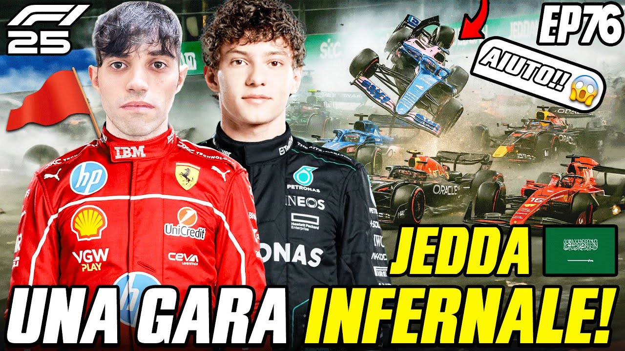 UNA GARA INFERNALE! - INCIDENTI, SORPASSI E SPETTACOLO IN PISTA! - F1 25 CARRIERA PILOTA EP.76
