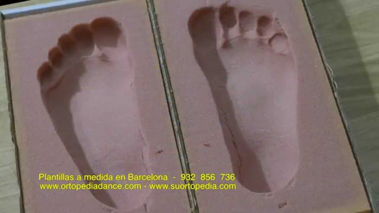Plantillas ortopedicas a medida en Barcelona