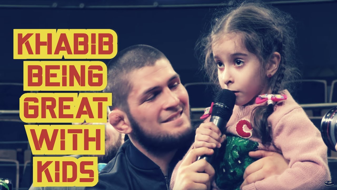 Khabib Nurmagomedov Being Great With Kids