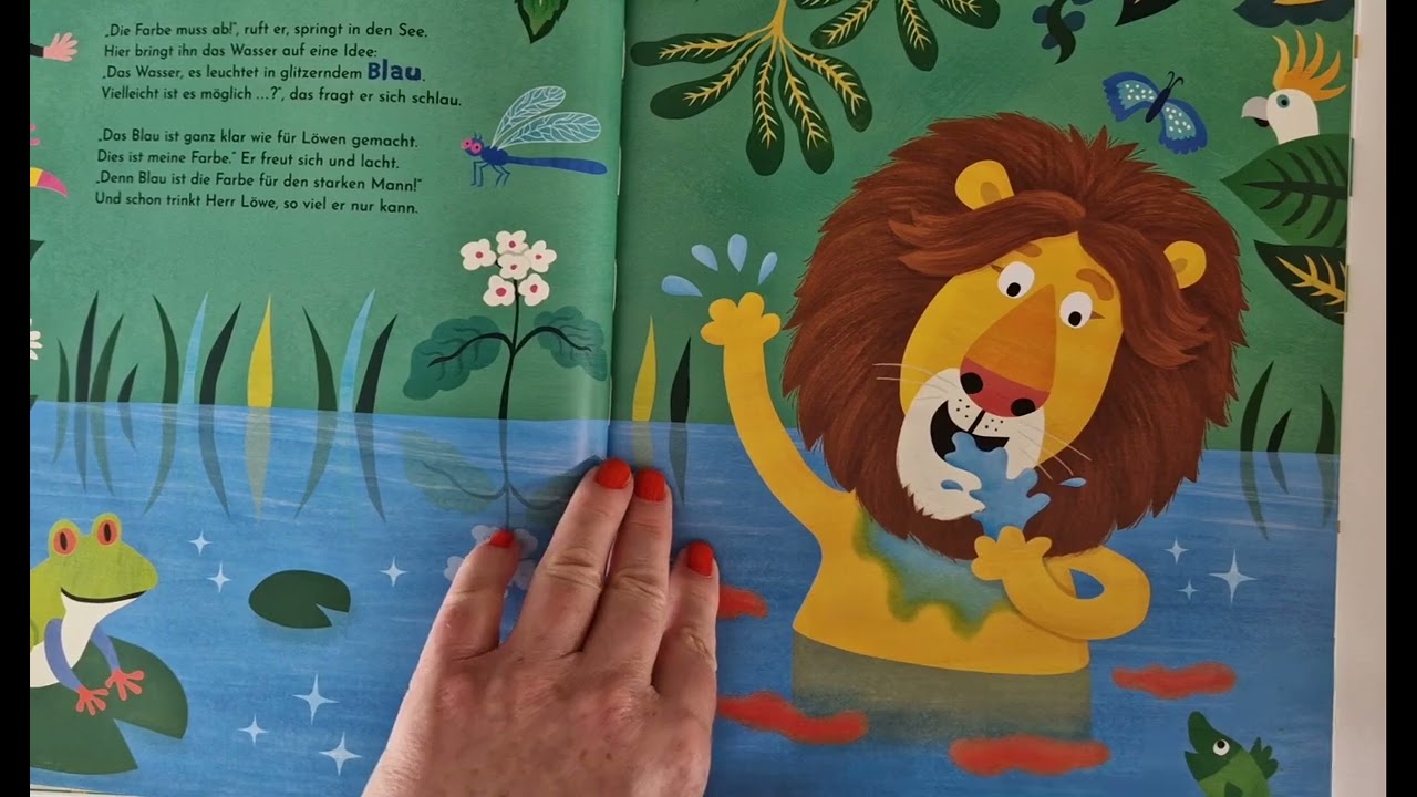 Herr Löwe trägt heut bunt