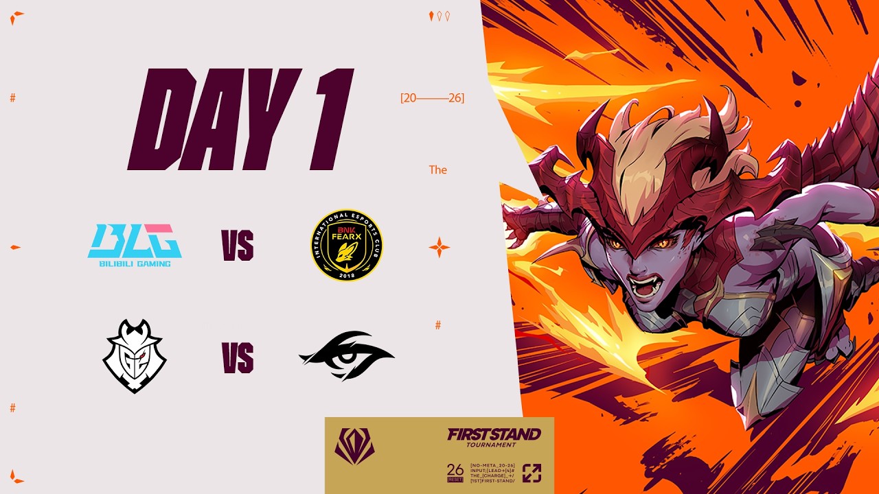 BLG vs BFX - G2 vs TSW | 그룹 스테이지 Day 1 | 2026 퍼스트 스탠드 토너먼트