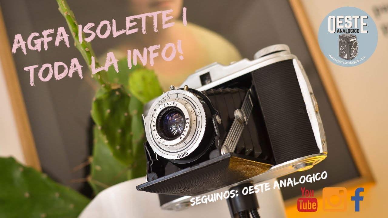 AGFA ISOLETTE I 📷👉 FORMATO MEDIO de BOLSILLO 🐩