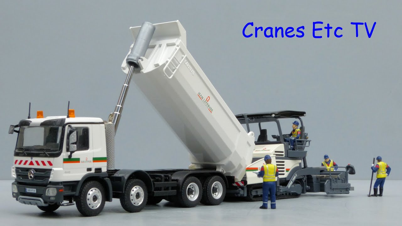 Conrad Mercedes-Benz Actros Tipper 'Jean Lefebvre' by Cranes Etc TV