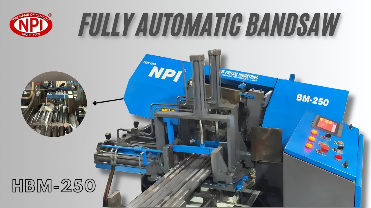 Fully Automatic Bandsaw Machine with Double Hydraulic Vice [10