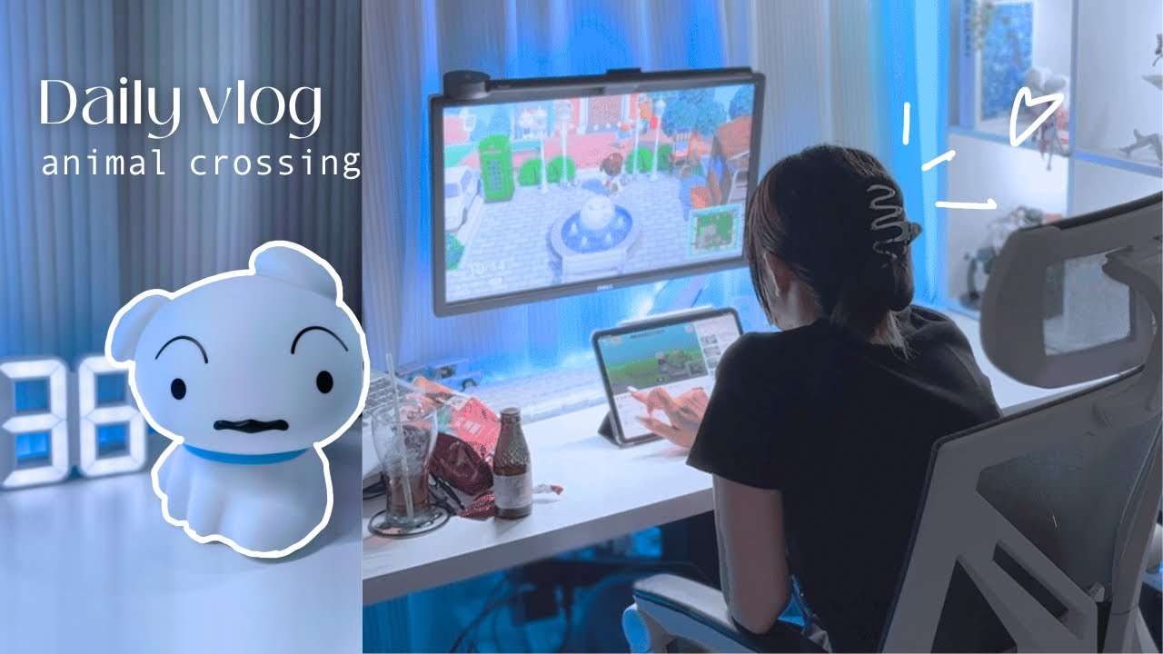 vlog￤オール計画失敗の週末☁️クレーンゲーム大量GET🐶あつ森,スプラトゥーン🦑お絵描き【計画的に生きる方法を教えてほしい】