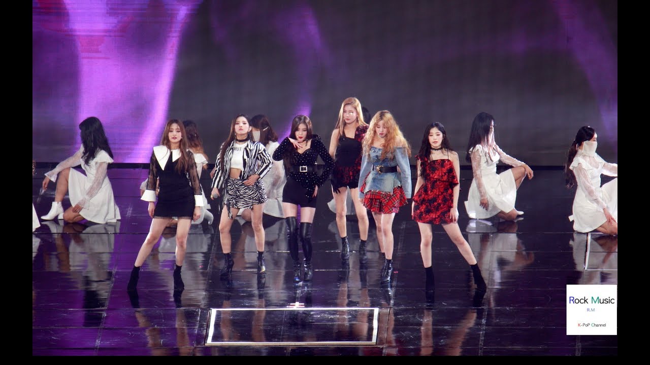 여자아이들 (G) I-DLE (달라 + LATATA) [4K 60P 직캠]@190105 락뮤직
