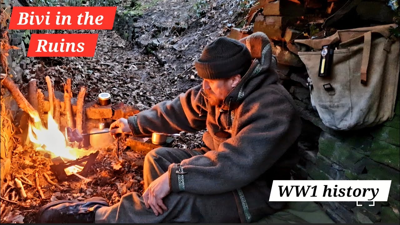 Я провел ночь в старом окопе, снаряжение времен Первой мировой войны, #бушкрафт #история #выживан...