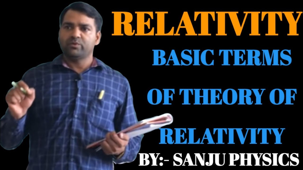 LEC-2 BASIC TERMS OF THEORY OF RELATIVITY