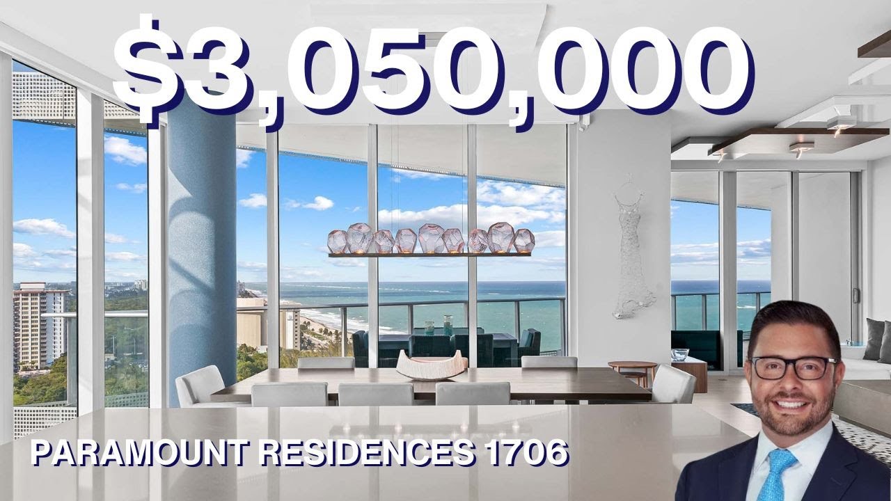 Paramount 1706 Tour | Fort Lauderdale Lower Penthouse with Iconic Beach Views 🌅
