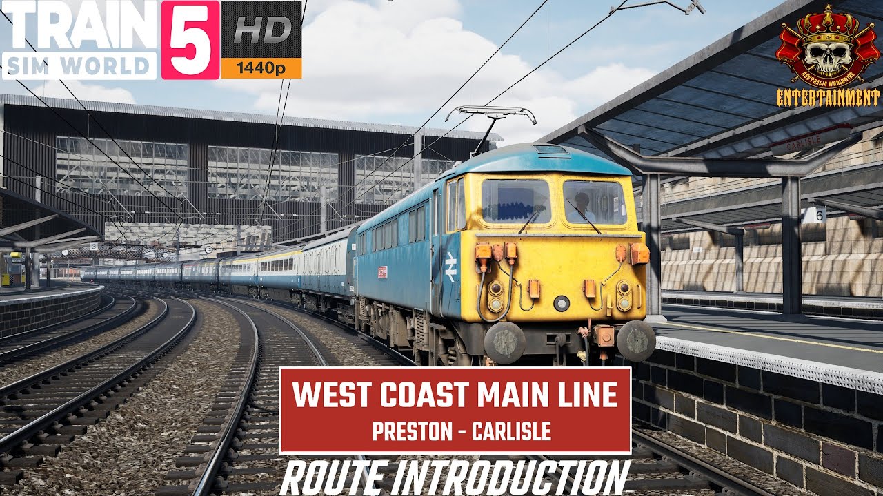 WCML Preston - Carlisle Route Introduction | Train Sim World 5 #trainsimworld5 #justtrains #wcml