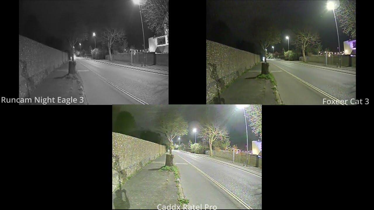 Best Low Light FPV Camera Round up: Caddx Ratel Pro, Foxeer Cat 3, Runcam Night Eagle 3