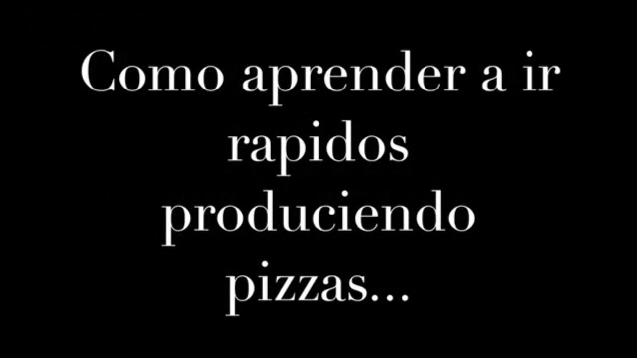 CURSO PRACTICO PIZZERO (17/20) l Como aumentar la velocidad de la producción de pizza artesana.