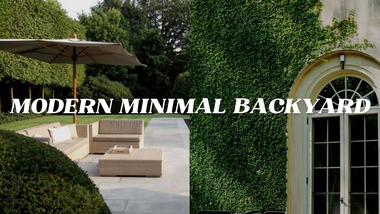 MODERN MINIMAL BACKYARD DESIGN + SHARING OUR ARCHITECT PLANS