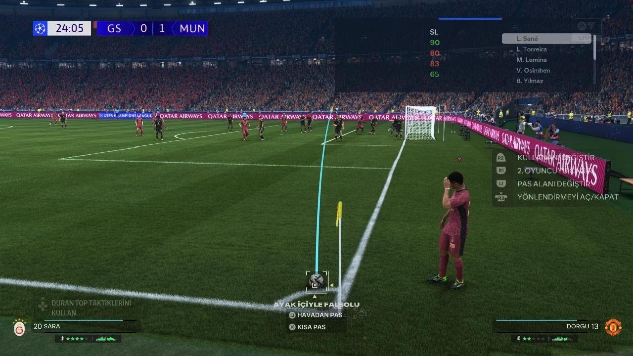Uefa maçı final gal-man 5-3 şanpiyon gal