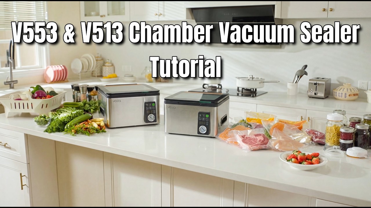 Tutorial: How to use V553 / V513 chamber vacuum sealers