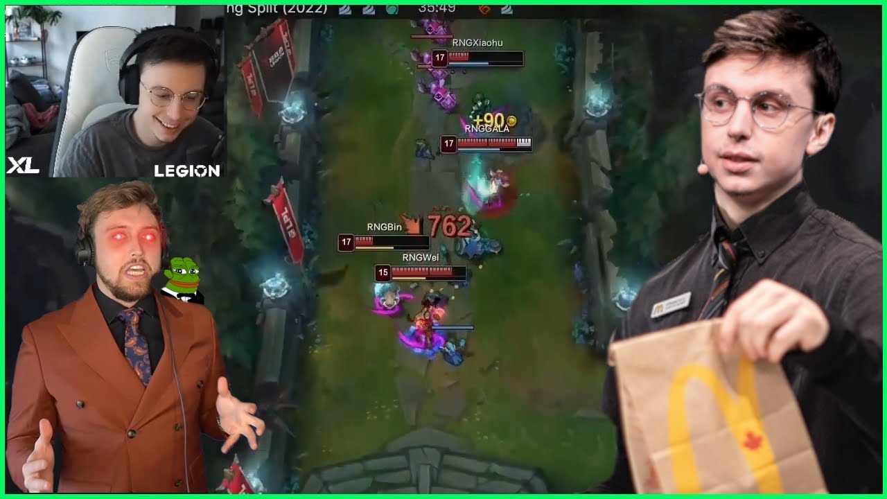 Caedrel ROASTED Live On LPL Broadcast
