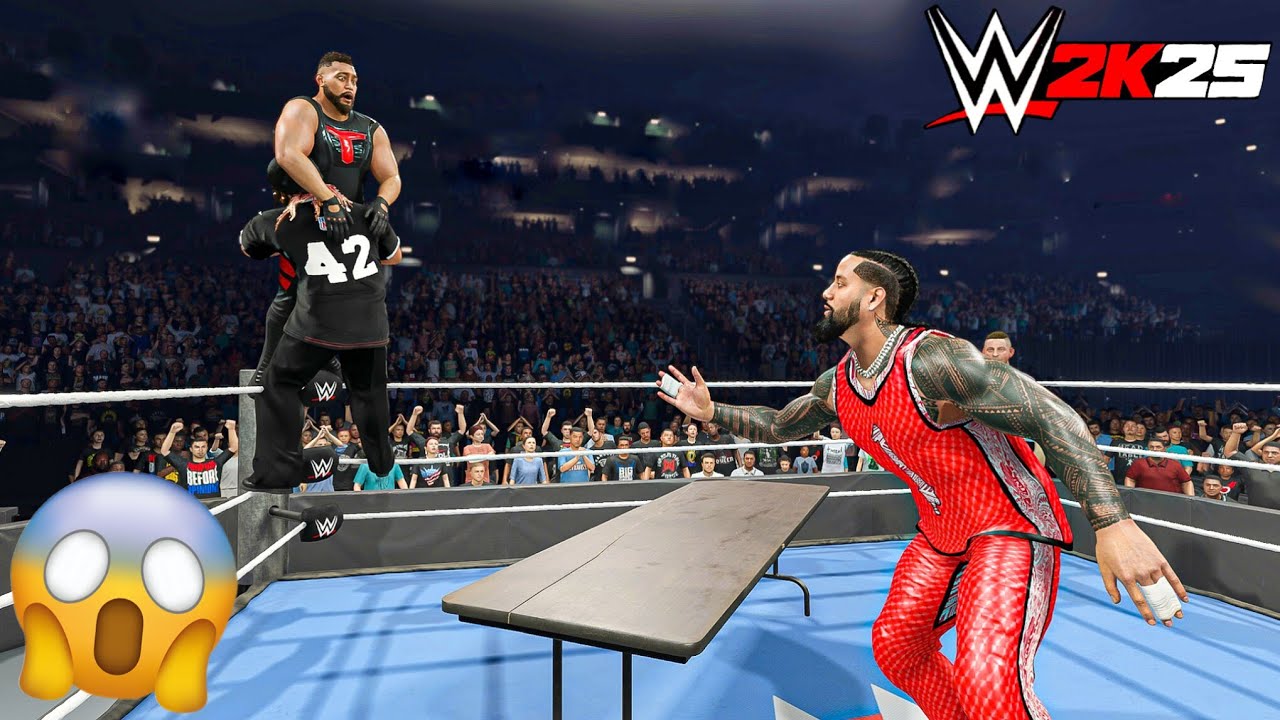 Джимми Усо и Джейкоб Фату против MFT на Friday Night Smackdown - геймплей WWE 2K25